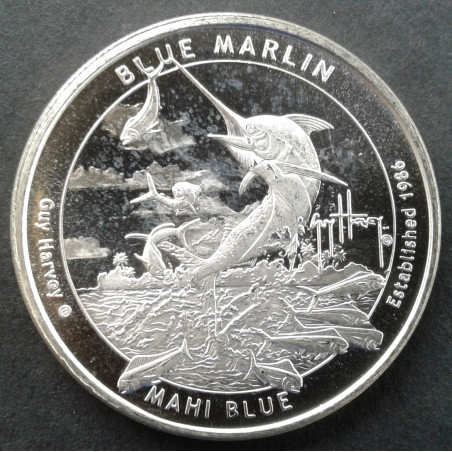 2015 1 Oz Guy Harvey Blue Marlin Obverse