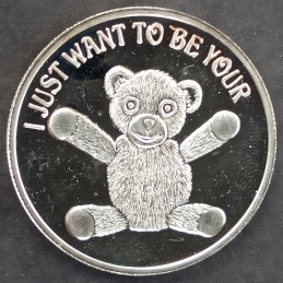 1 Oz Oregon Mint Elvis Presley Teddy Bear Reverse