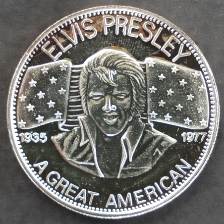 1 Oz Oregon Mint Elvis Presley Teddy Bear Obverse