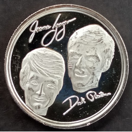 1986 1 Oz Voyager Flight Around the World Obverse