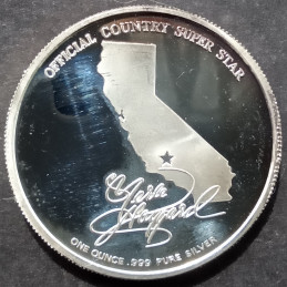 1 Oz Merle Haggard Country Superstar Reverse