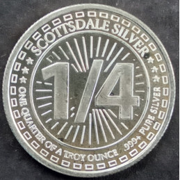 1/4 Oz Scottsdale Mint Lion Reverse