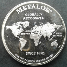 2014 1 Oz Metalor Flags Obverse