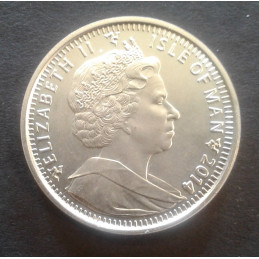 2014 1 Oz Isle of Man Angel Reverse