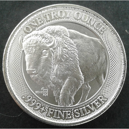 1 Oz MintID Buffalo NFID Chip Obverse
