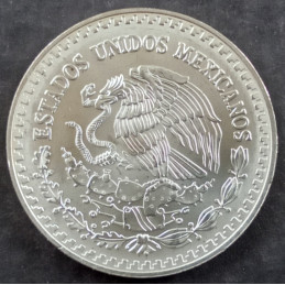 1996 1 Oz Mexican Libertad Reverse