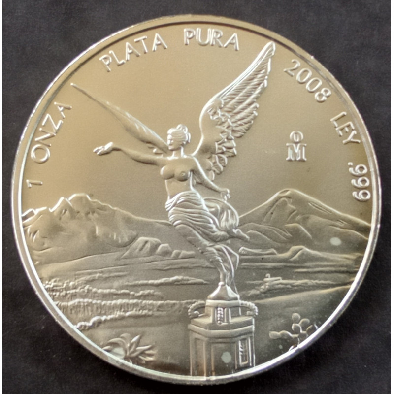2008 1 Oz Mexican Libertad Obverse