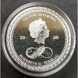 2020 1 Oz Tokelau Chronos Obverse