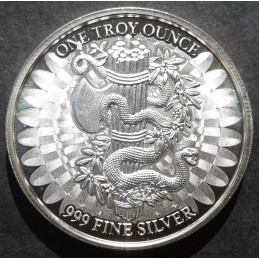 1 Oz Cutsaw Mint Liberty and Unity Reverse