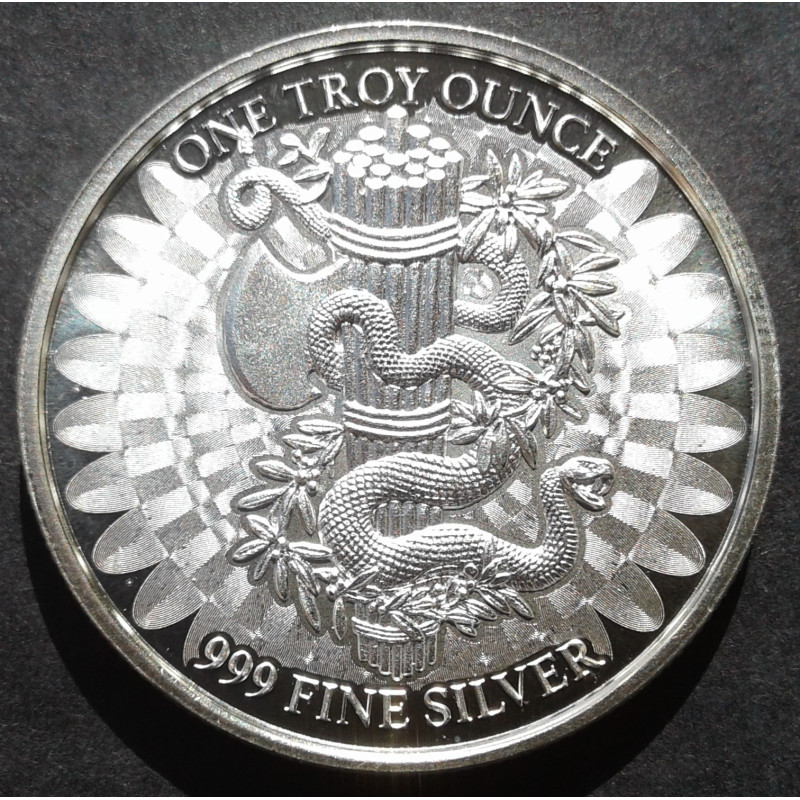 1 Oz Cutsaw Mint Liberty and Unity Reverse