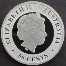 2018 1/2 Oz Australia Kangaroo Obverse