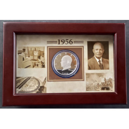 1 Oz Danbury Mint Celebrate the Year 1956 Box
