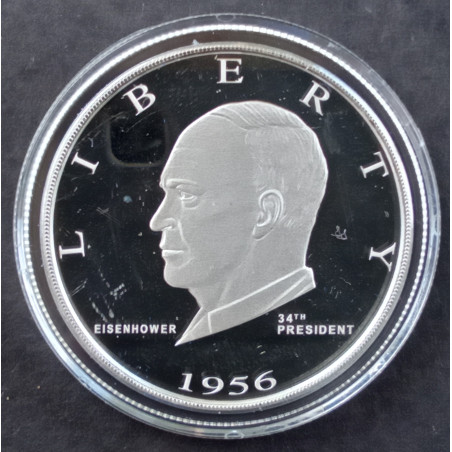 1 Oz Danbury Mint Celebrate the Year 1956 Obverse