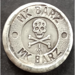 1 Oz MK Barz Hand-Poured Viking Rune Reverse