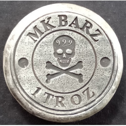 1 Oz MK Barz Hand-Poured Norse Tree of Life Reverse