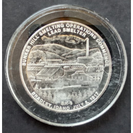 1981/82 5 Oz Medallic Art Company Bunker Hill Image BH3 Obverse