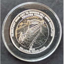 1981/82 5 Oz Medallic Art Company Bunker Hill Image BH2 Obverse