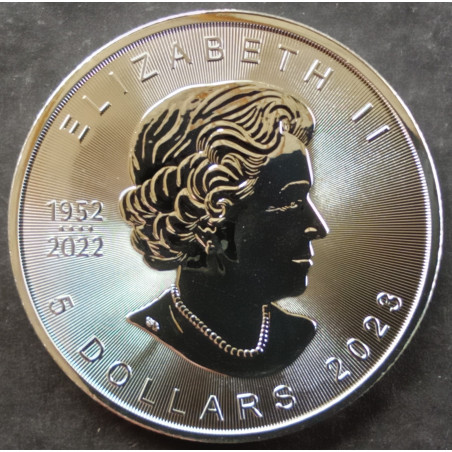 2023 1 Oz Canada Maple Leaf Obverse