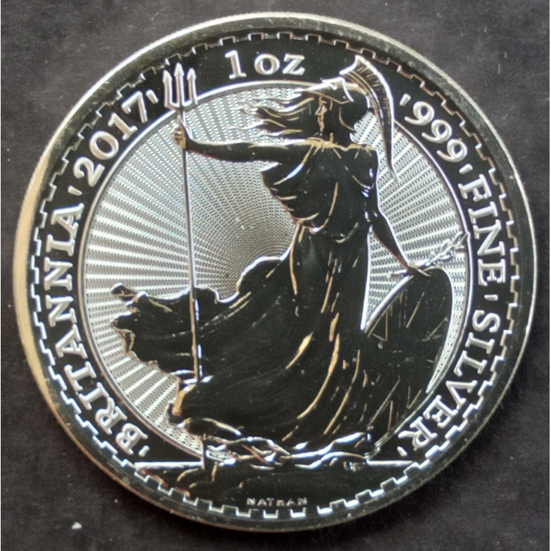 2017 1 Oz Great Britain Britannia Reverse