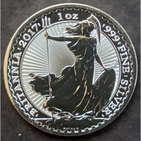 2017 1 Oz Great Britain Britannia Reverse