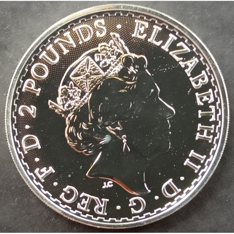 2019 1 Oz Great Britain Britannia Oriental Border Obverse
