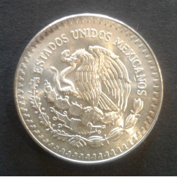 1984 1 Oz Mexican Libertad Type 2 Reverse