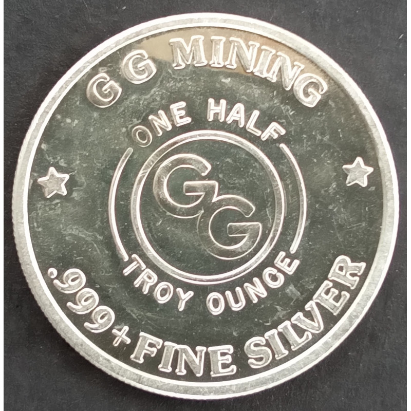 1/2 Oz GG Mining Silver Eagle Reverse