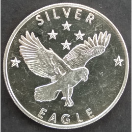 1/2 Oz GG Mining Silver Eagle Obverse