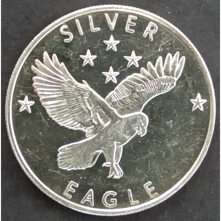 1/2 Oz GG Mining Silver Eagle Obverse