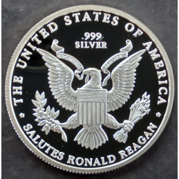 2004 1 Oz Ronald Reagan Tribute Reverse