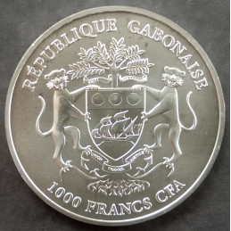 2015 1 Oz Gabon Springbok Reverse