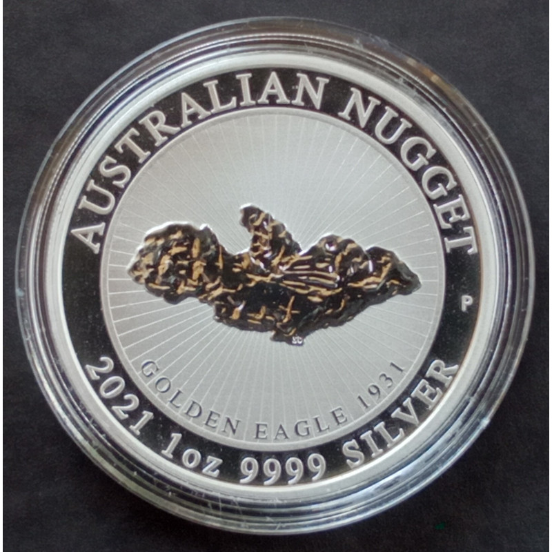 2021 1 Oz Australia Nugget Reverse