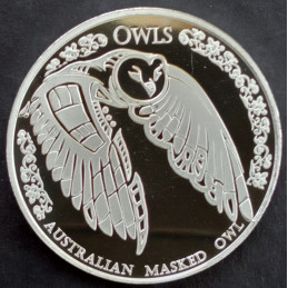 2022 1 Oz Tokelau Owls Reverse