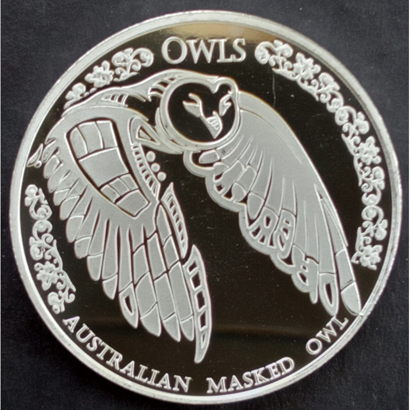 2022 1 Oz Tokelau Owls Reverse