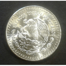 1985 1 Oz Mexican Libertad Type 1 Reverse