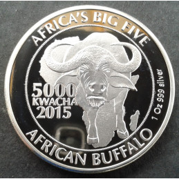 2015 1 Oz Zambia Big Five Buffalo Obverse