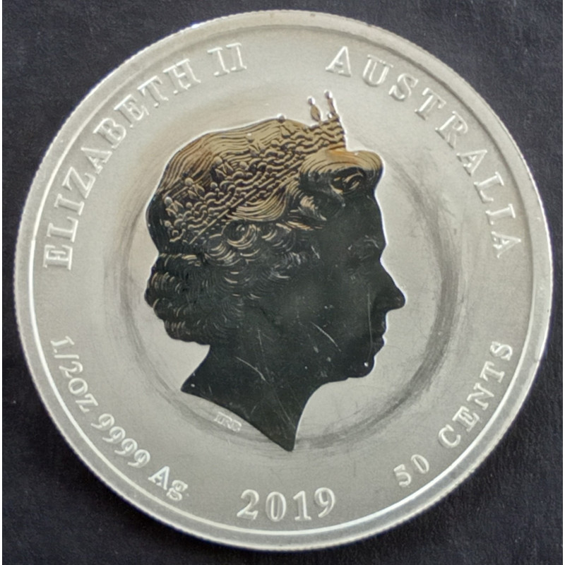 2019 1/2 Oz Australian Lunar Series 2 [Pig] Obverse