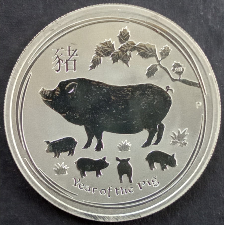 2019 1/2 Oz Australian Lunar Series 2 [Pig] Reverse