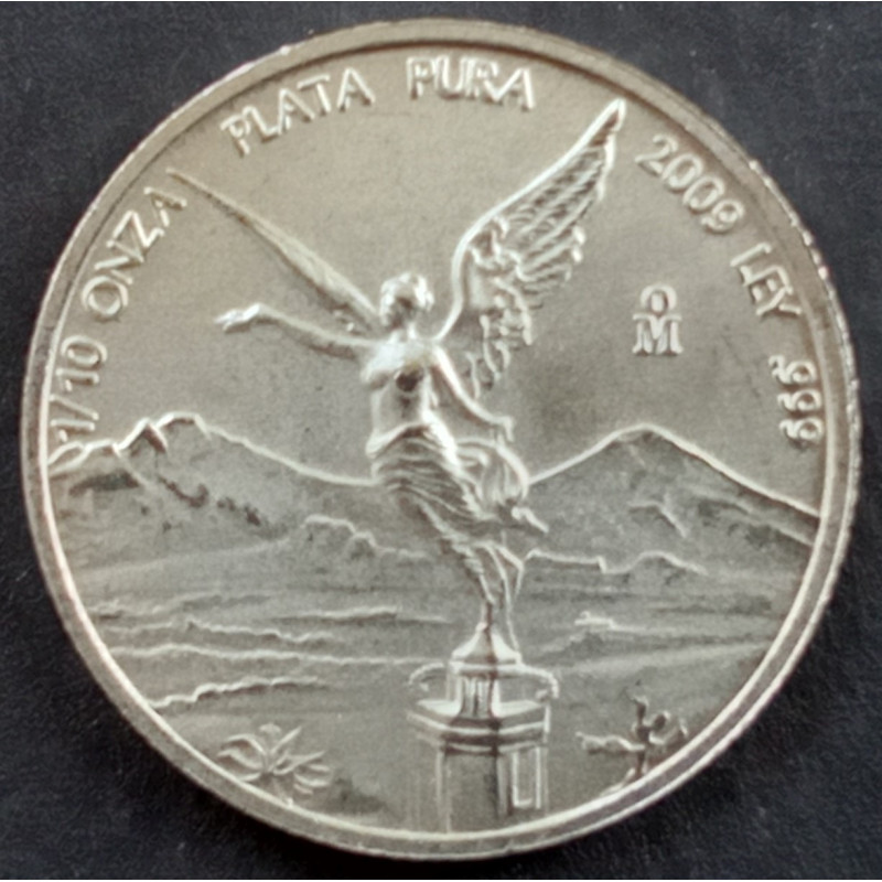 2009 1/10 Oz Mexican Libertad Reverse
