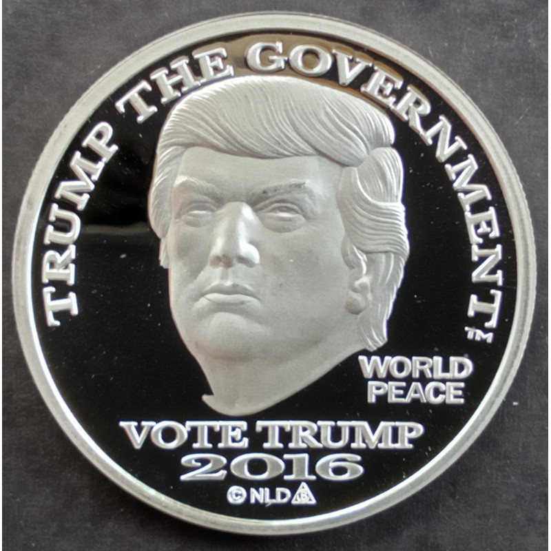 2016 1 Oz NorFed Trump Dollar Obverse
