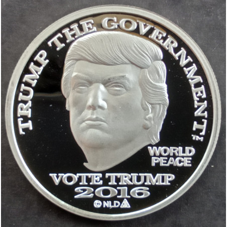 2016 1 Oz NorFed Trump Dollar Obverse