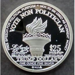 2016 1 Oz NorFed Trump Dollar Reverse
