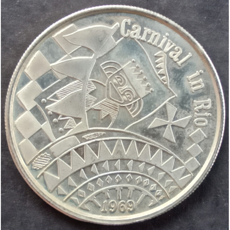 1969 1 Oz Krewe of Nereids Obverse
