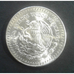 1986 1 Oz Mexican Libertad Type 1 Reverse