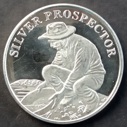 1 Oz Highland Mint Prospector Ag Obverse