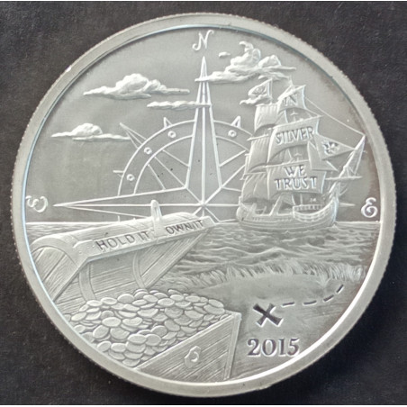 2015 1 Oz North American Mint Welcome to Silverbug Island Obverse