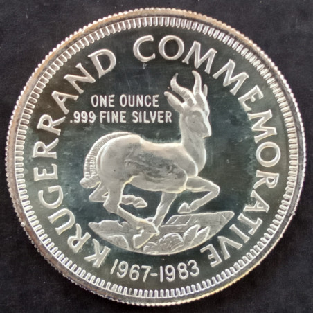 1983 1 Oz South African Krugerrand Type2 Reverse