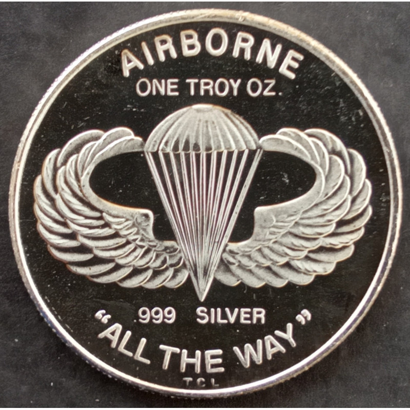 1991 1 Oz  Desert Storm Airborne Reverse