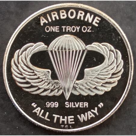 1991 1 Oz  Desert Storm Airborne Reverse