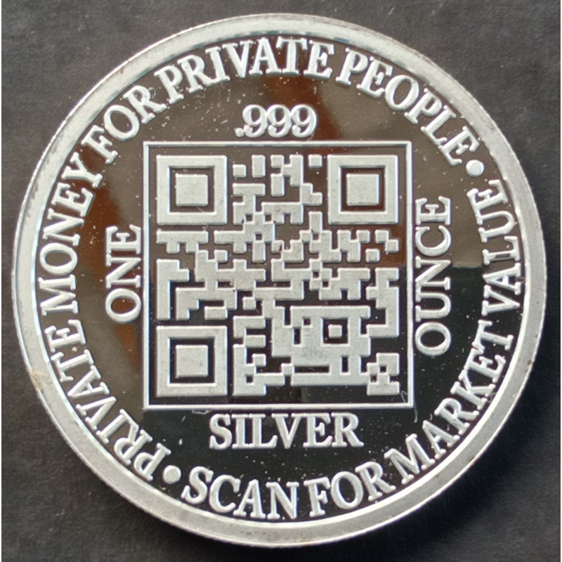 2022 1 Oz NorFed Liberty Dollar Reverse